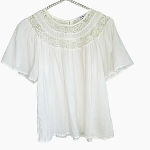Ro & De Lace Top Womens XS Boho‎ Peasant Fairy Retro Romantic Feminine Festival